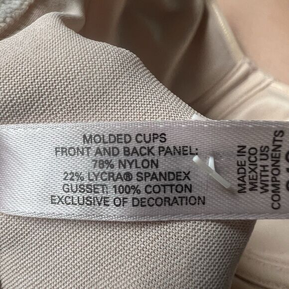 Victoria Secret One Piece Sculpting Body Shaper Beige Nude Bustier Size 34C - Picture 7 of 10